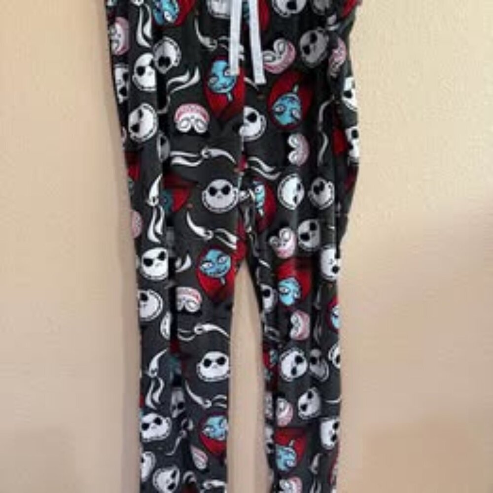 Nightmare Before Christmas Jack Sally Pajama Pants L/G